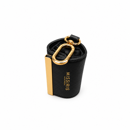 Miss Kim (Foldable Vegan Leather Shopping Bag with Keychain)